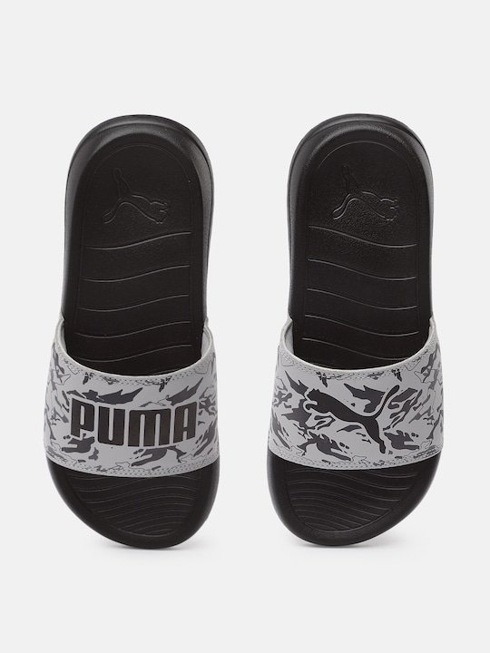 Puma Unisex Brand Logo Printed Sliders - View 2