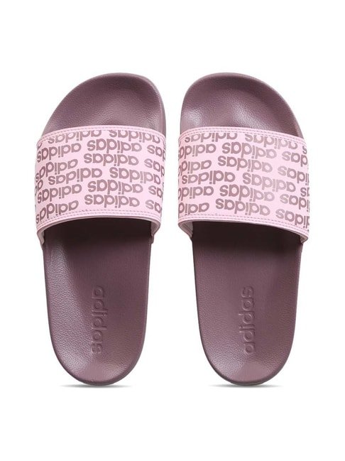 Adidas Women's SPRIGHT Pink Slides