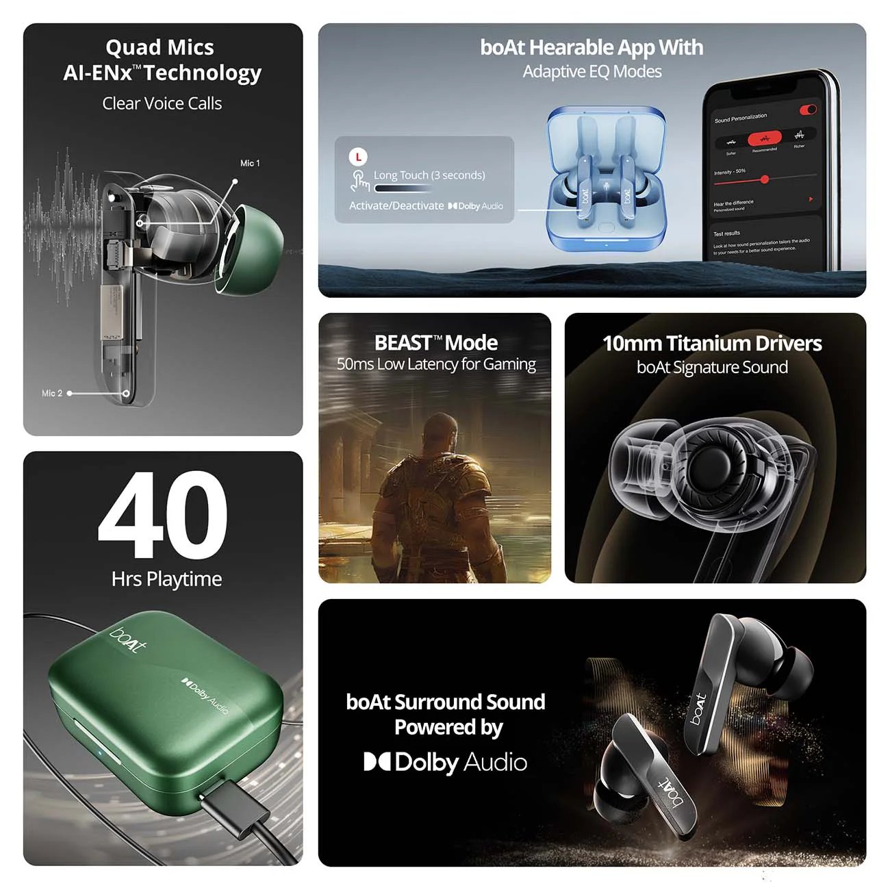 boAt Airdopes 800 - View 5