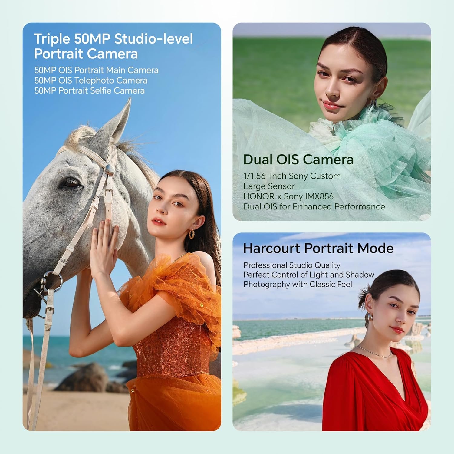 HONOR 200 5G (8GB+256GB, Moonlight White) – 50MP+50MP+12MP Triple Camera with Dual OIS | 50MP Selfie | Quad-Curved AMOLED Display | AI-Powered MagicOS 9.0 | Without Charger - View 2